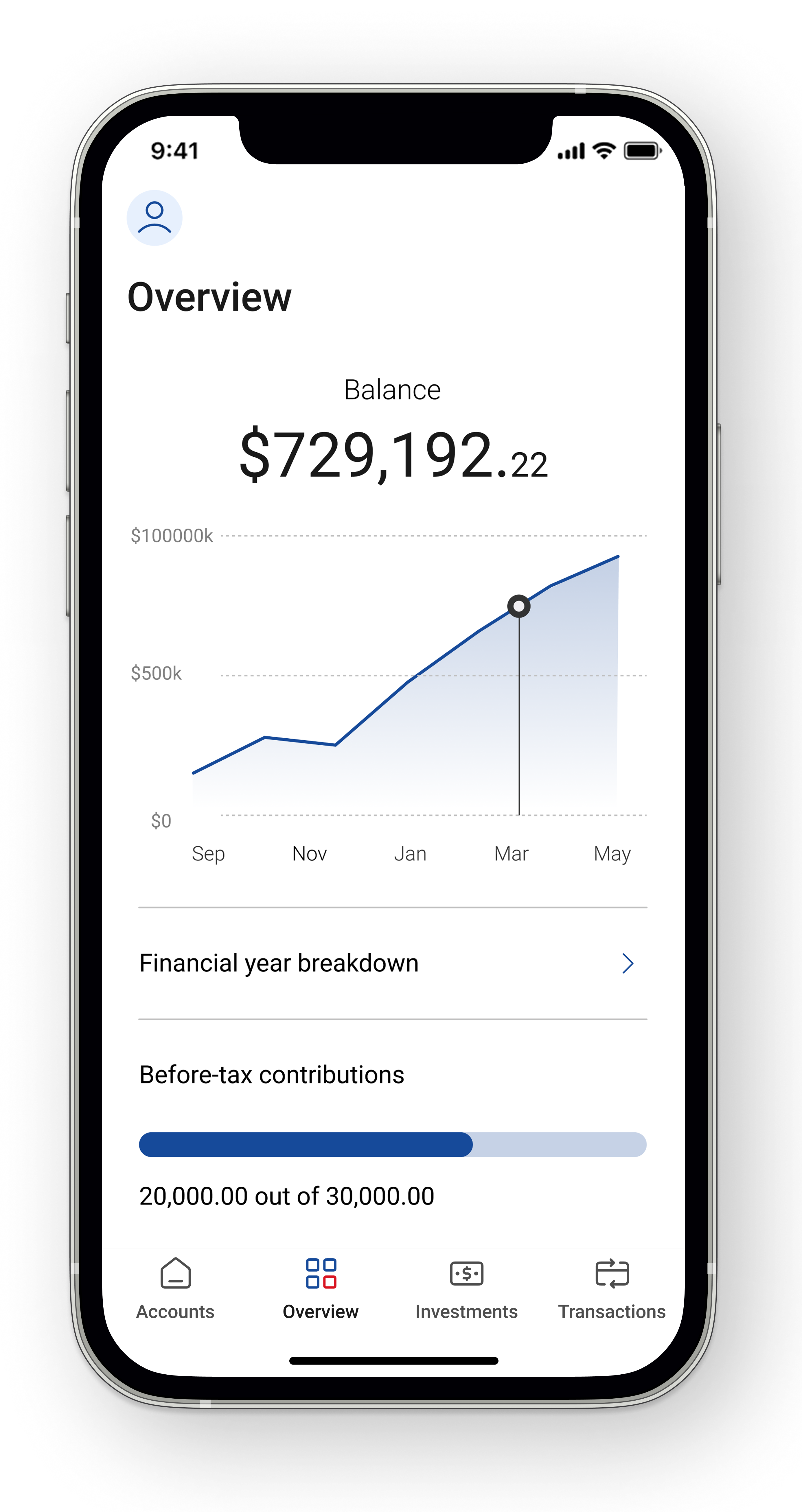 CFS Edge mobile app mock screen